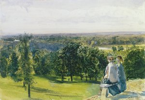 En Richmond Park, c.1869 de John William Inchbold
